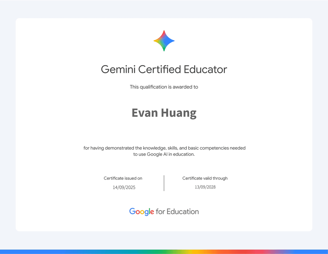 Gemini Certified Educator