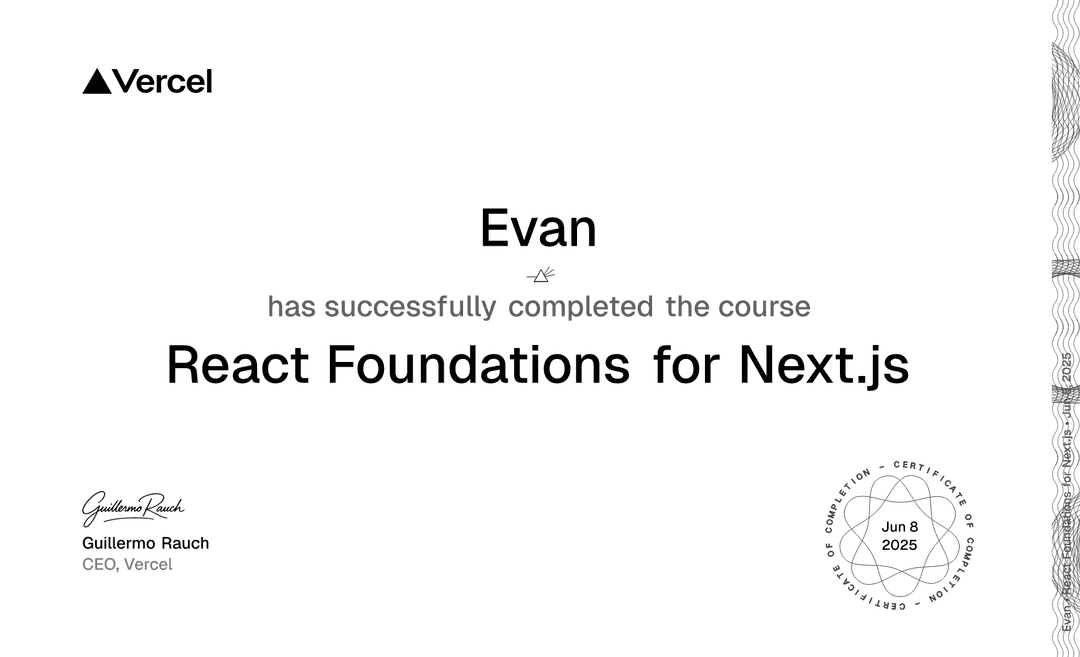 React Foundations for Next.js